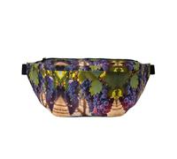 Desert Grapes Running Waist Pack-No-Bounce Phone Holder for Gym, Waterproof Crossbody Bum Bag with Adjustable Strap