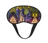 Desert Grapes Universal Lightweight Eye Mask: Great for Travel, Office Naps and Shift Work. Provides a Comfortable Sleeping Environment