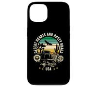 Desert Hearts and Dusty Roads USA Hotrod Retro Style Design Case for iPhone 13
