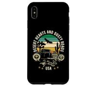 Desert Hearts and Dusty Roads USA Hotrod Retro Style Design Case for iPhone XS Max