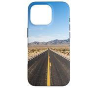 Desert Highway Long Straight Road Vast Landscape View Case for iPhone 16 Pro