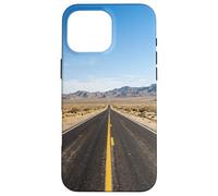 Desert Highway Long Straight Road Vast Landscape View Case for iPhone 16 Pro Max