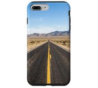 Desert Highway Long Straight Road Vast Landscape View Case for iPhone 7 Plus/8 Plus