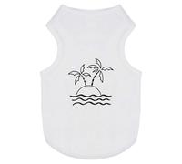 'Desert Island' Pet Dog/Cat T-Shirt (PT00072025)