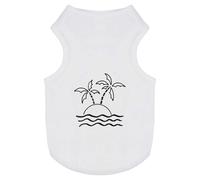 'Desert Island' Pet Dog/Cat T-Shirt (PT00072027)