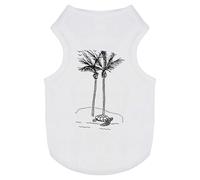 'Desert Island & Turtle' Pet Dog/Cat T-Shirt (PT00101937)