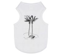 'Desert Island & Turtle' Pet Dog/Cat T-Shirt (PT00101938)