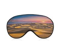 Desert Landscape Eye Mask Sleep Mask for Side Sleeper Women Men Pressure-Free & Light Block-Out Blindfold Soft Comfortable Eye Covers Breathable Blindfold Adjustable