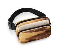 Desert Landscape Fanny Pack for Women Men Waist Bag Belt Bag Adjustable Casual Bag for Travel Sports Hiking, white, 7.9x5.1inches