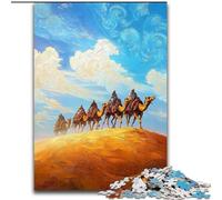 Desert Landscape JigsawPuzzle 1000 Pieces for Adults, Educational Games Home Decoration Birthday Present, Gifts, Wall Art (26x38cm)