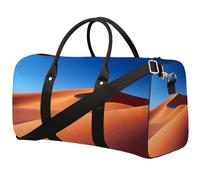 Desert Landscape Pattern Foldable Travel Duffle Bag Waterproof Sports Gym Bag with Shoulder Straps