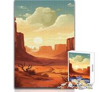 Desert Landscape Puzzle for Teenagers 1000 Pieces Learning through Play Experience Heartfelt Special Occasion Gift Size 50x75cm