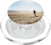Desert Mirage Shadow Figure Hidden Presence Mystery Graphic PopSockets PopGrip for MagSafe