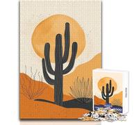 Desert Monolith Jigsaw for Adults 1000 Pieces Focus Building Educational Activity for Festive Occasions Size 38x52cm