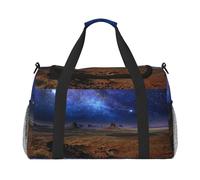 Desert Monument Valley Landscape Print Weekender Bag,Gym Bag with,Carry On Luggage Overnight Weekend Bag, Holdall Handbag