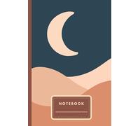 Desert Moonrise Notebook: Abstract Boho Journal | Geometric Bohemian Diary | Boho Aesthetic Cover | A5 6x9” | 120 College Ruled Lined Pages