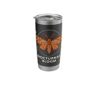 Desert Mothcore Luna Moth Mystical Nature Gothic Nocturnal Stainless Steel Insulated Tumbler