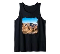 Desert Mountain Ridge Trail Canyon Panorama Tank Top