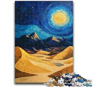 Desert Night Sky 1000 Piece Jigsaw Puzzles for Adults,Challenging To Complete But Fun And Humorous Birthday Present,Gifts,Wall Art (38x26cm)