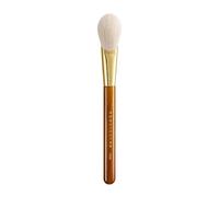 Desert Oak Series CM 160 Angled Blush Brush for Cheeks - Ideal for Powder & Cream Blush, Golden Brass Ferrule, Ebana Bubinga Handle, Soft Nylon Bristles