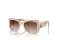 Desert Oval Sunglasses with Brown Lenses - female - Prada - Sunglasses - Brown - 56 MM - Accessories 56 MM