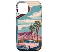 Desert Road Trip Retro Car to the Heart Fabulous Las Vegas Case for iPhone 12/12 Pro