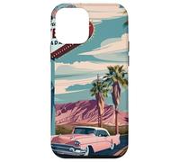 Desert Road Trip Retro Car to the Heart Fabulous Las Vegas Case for iPhone 12 mini