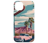 Desert Road Trip Retro Car to the Heart Fabulous Las Vegas Case for iPhone 14 Plus