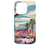 Desert Road Trip Retro Car to the Heart Fabulous Las Vegas Case for iPhone 15 Pro