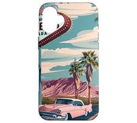 Desert Road Trip Retro Car to the Heart Fabulous Las Vegas Case for iPhone 16 Plus