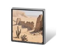 Desert Ruins Backpack Pin Cute Brooch Decoration Brooches for Women Mens Lapel Pins for Suits Fashion Button Badges for Hat Backpacks Purses Jackets Shirt Suit Lapels-Square