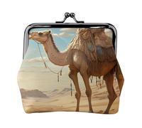 Desert Sand Camel Print Versatile Coin Purse Exquisite Mini Wallet Cute Change Pouch for Any Occasion