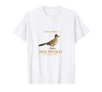 Desert Spirit New Mexico Greater Roadrunner Value Graphic T-Shirt, Men, White, S