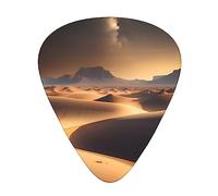 Desert stars the 12-piece guitar picks include three picks: thin, medium and heavy. suitable for electric, acoustic and bass guitars of all strengths