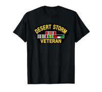Desert Storm Veteran Military Service Ribbon Patch Gulf War T-Shirt