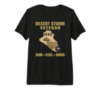 Desert Storm Veterans M1 Abrams Tank Grandpa Dad Gulf War Premium T-Shirt