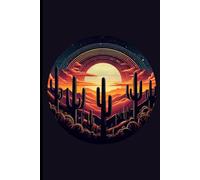 Desert Sunset Notebook For Teens: 120 Page Lined Travel Journal For Notes Or Drawing