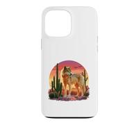 Desert Sunset Wolf Case for iPhone 13 Pro Max
