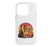 Desert Sunset Wolf Case for iPhone 14 Pro
