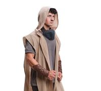 Desert Survival Costume Inspired Sand Dune Cosplay Nose Cannula Tube Piece Plug Stillsuit Mask Desert Cape Festival Sci-Fi, Sand Shawl, One Size