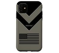 Desert Tan American Flag Tactical Military Patriotic Design Case for iPhone 11
