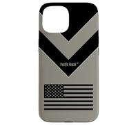 Desert Tan American Flag Tactical Military Patriotic Design Case for iPhone 15