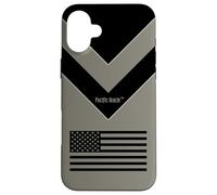 Desert Tan American Flag Tactical Military Patriotic Design Case for iPhone 16 Plus