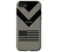 Desert Tan American Flag Tactical Military Patriotic Design Case for iPhone SE (2020) / 7/8