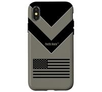 Desert Tan American Flag Tactical Military Patriotic Design Case for iPhone X/XS