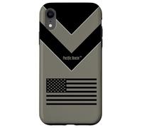 Desert Tan American Flag Tactical Military Patriotic Design Case for iPhone XR
