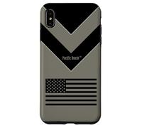 Desert Tan American Flag Tactical Military Patriotic Design Case for iPhone XS Max