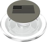 Desert Tan American Flag Tactical Military Patriotic Design PopSockets PopGrip for MagSafe