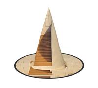 Desert Temple Halloween Witches Hats Witch Headbands Wizard Hat Costume Accessories Cosplay for Party Masquerade Foldable 1
