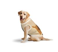Desert Temple Large Dog Vest Pure Cotton Breathable | Anti-Shedding Tank Top for Golden Retriever, Labrador, Husky | Comfortable Sleeveless Shirt for Large Breed Dogs, Outdoor Walking 4X-Large